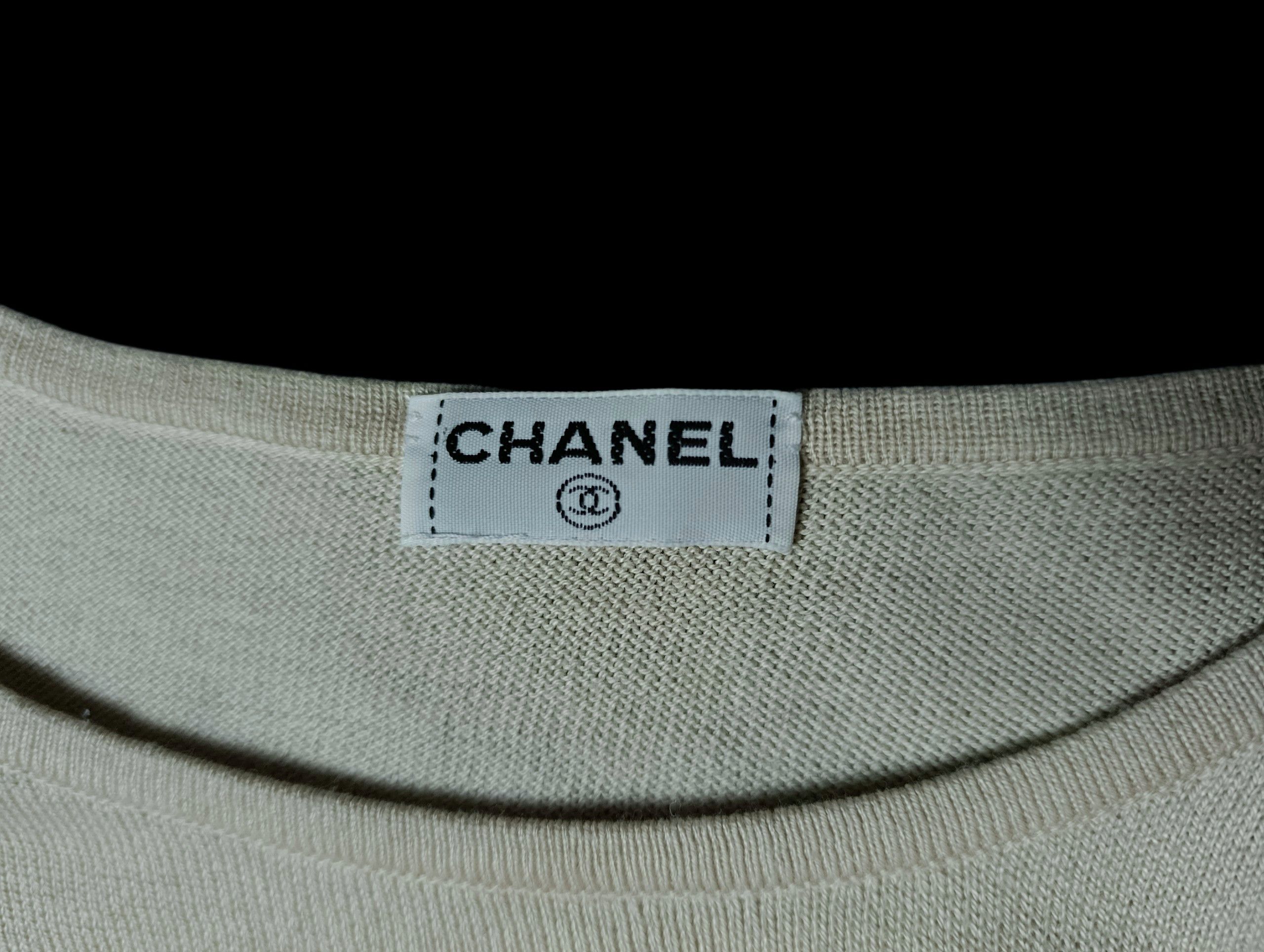 Chanel Chanel Vintage Blouse T-shirt Size S / US 4 / IT 40 - 6 Thumbnail