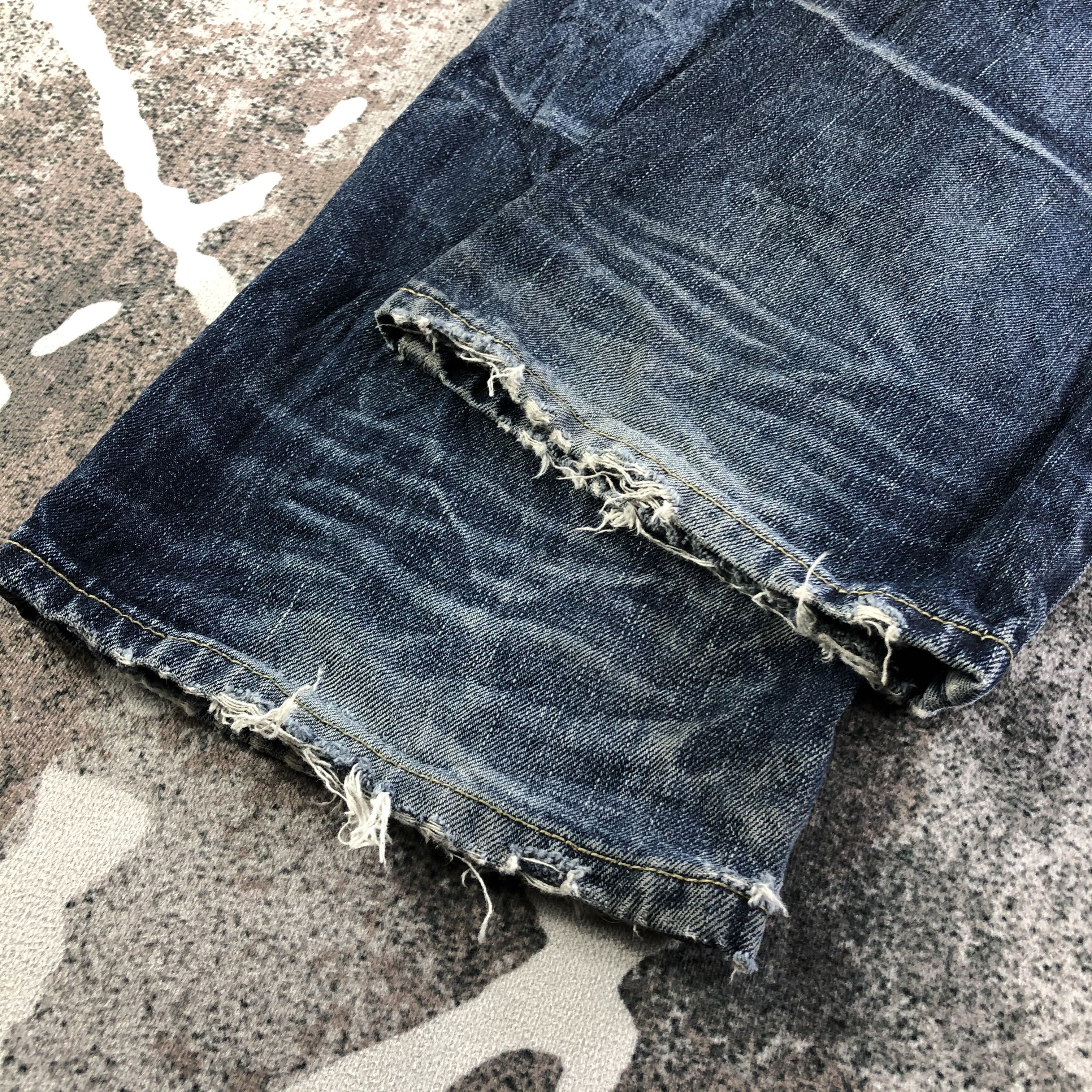Japanese Brand Japanese Lolita Jeans Faded Blue Denim KJ3028 Size US 34 / EU 50 - 6 Thumbnail