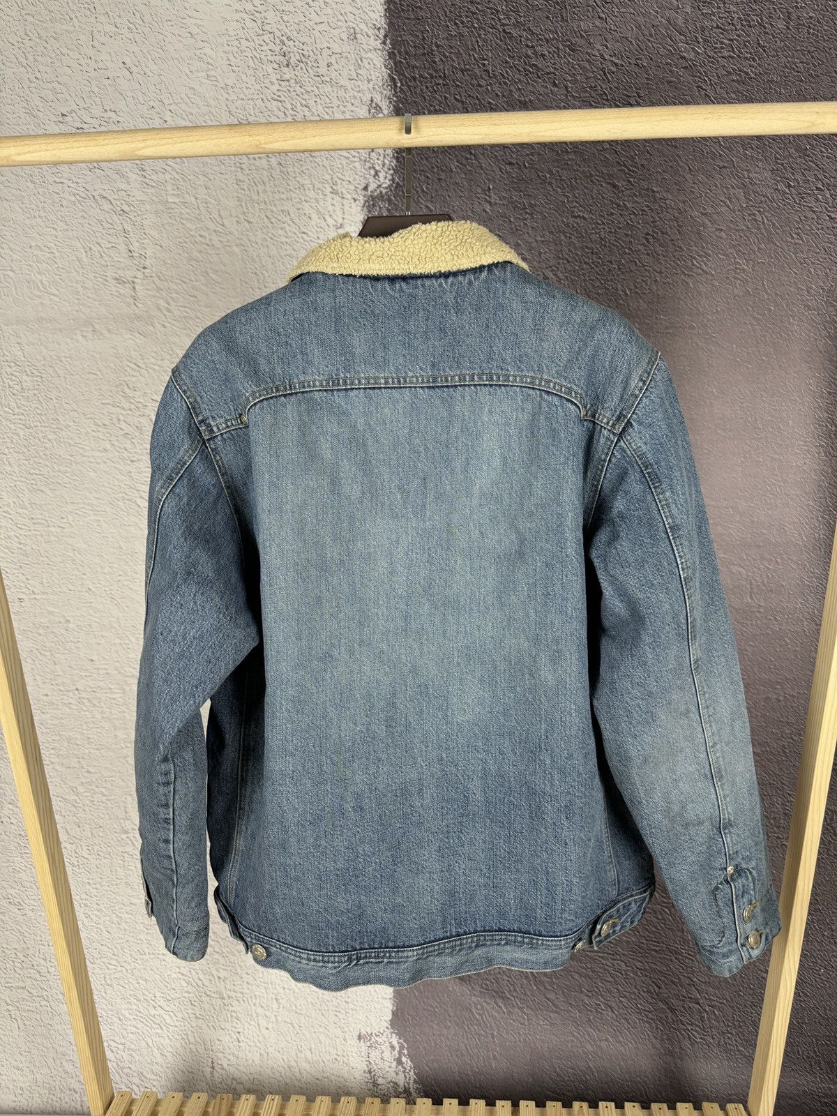 Oakley Vintage y2k Oakley Lined Sherpa Denim Jacket Four Pocket Size US L / EU 52-54 / 3 - 16 Thumbnail