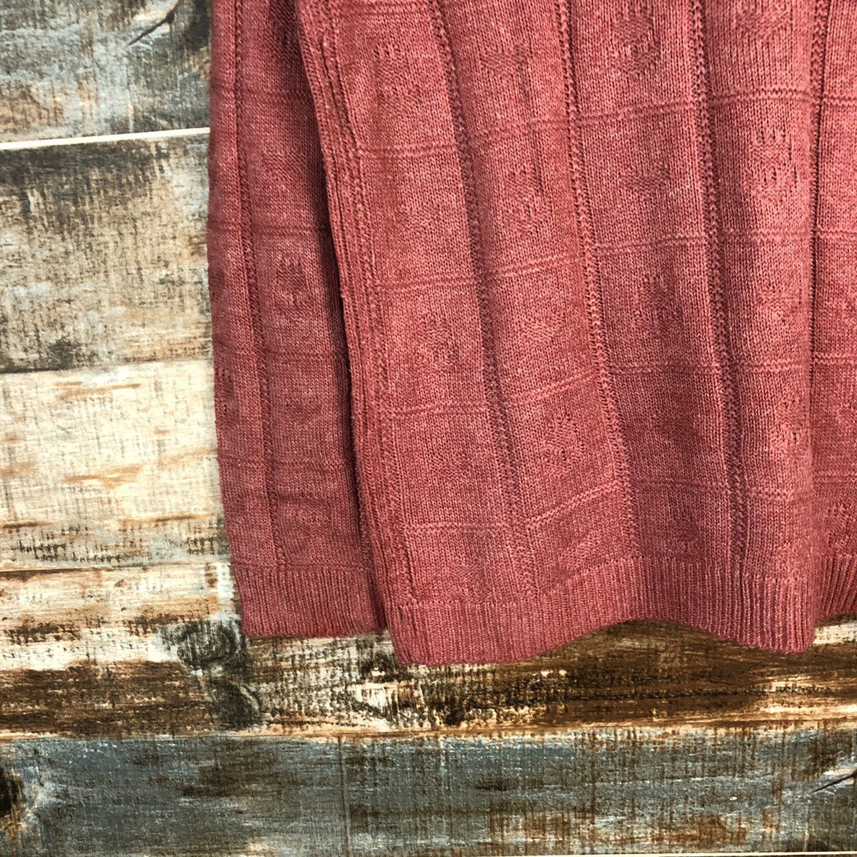 Homespun Knitwear × Japanese Brand T Bis Studio Pink Knitwear #A1775 Size M / US 6-8 / IT 42-44 - 7 Thumbnail