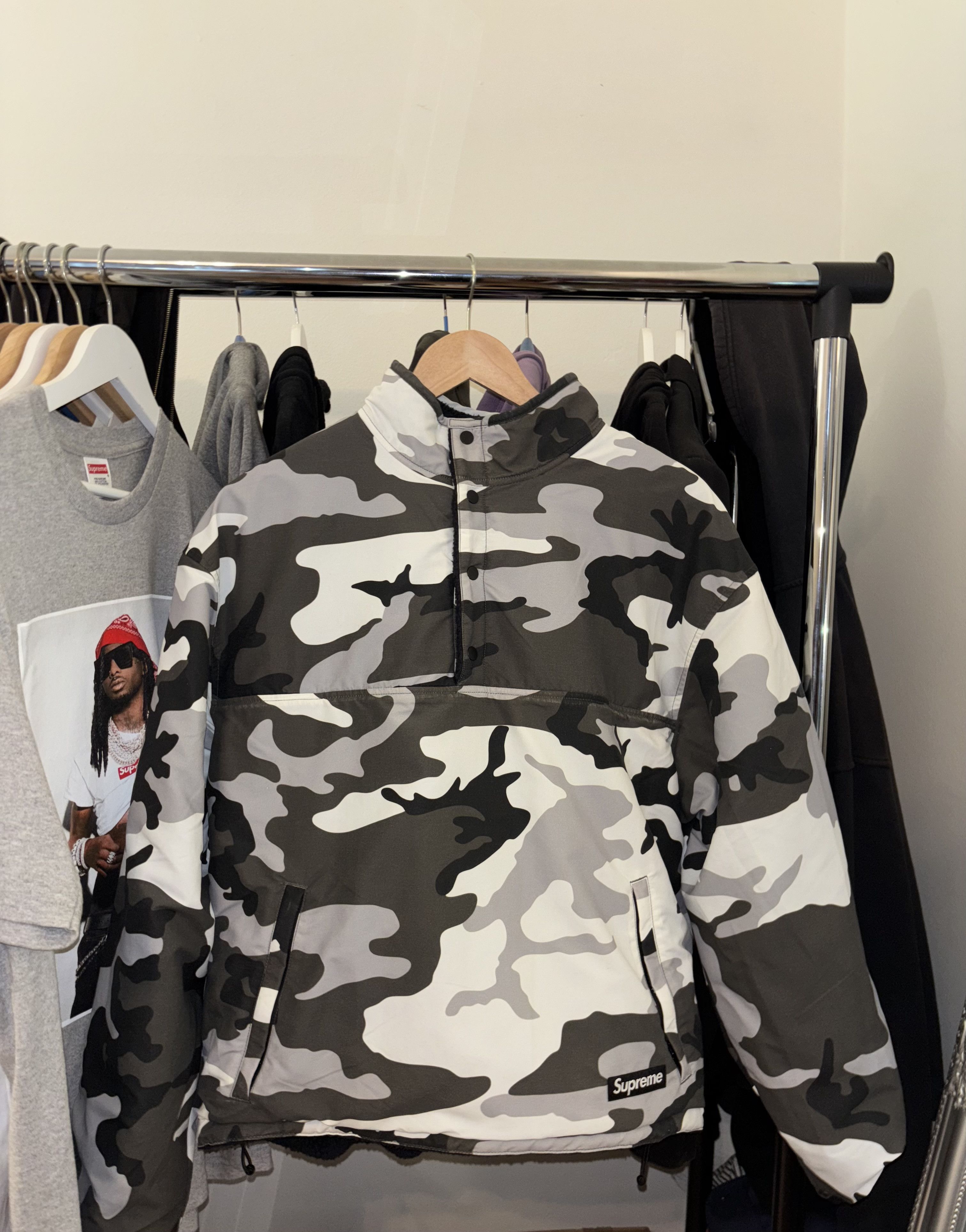 Supreme Polartec® Shearling Reversible Pullover Size US M / EU 48-50 / 2 - 2 Thumbnail