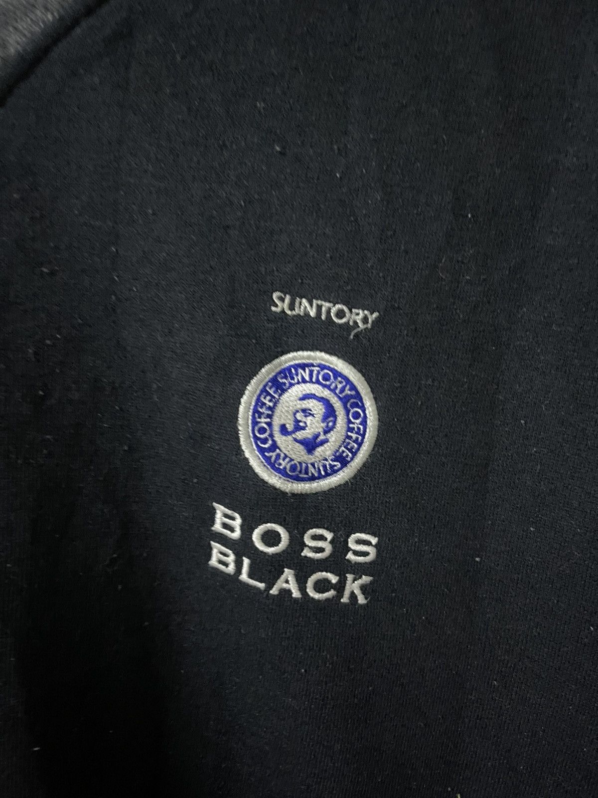 Japanese Brand Vintage SUNTORY BOSS COFFEE V-neck sweatshirt Size US M / EU 48-50 / 2 - 6 Thumbnail