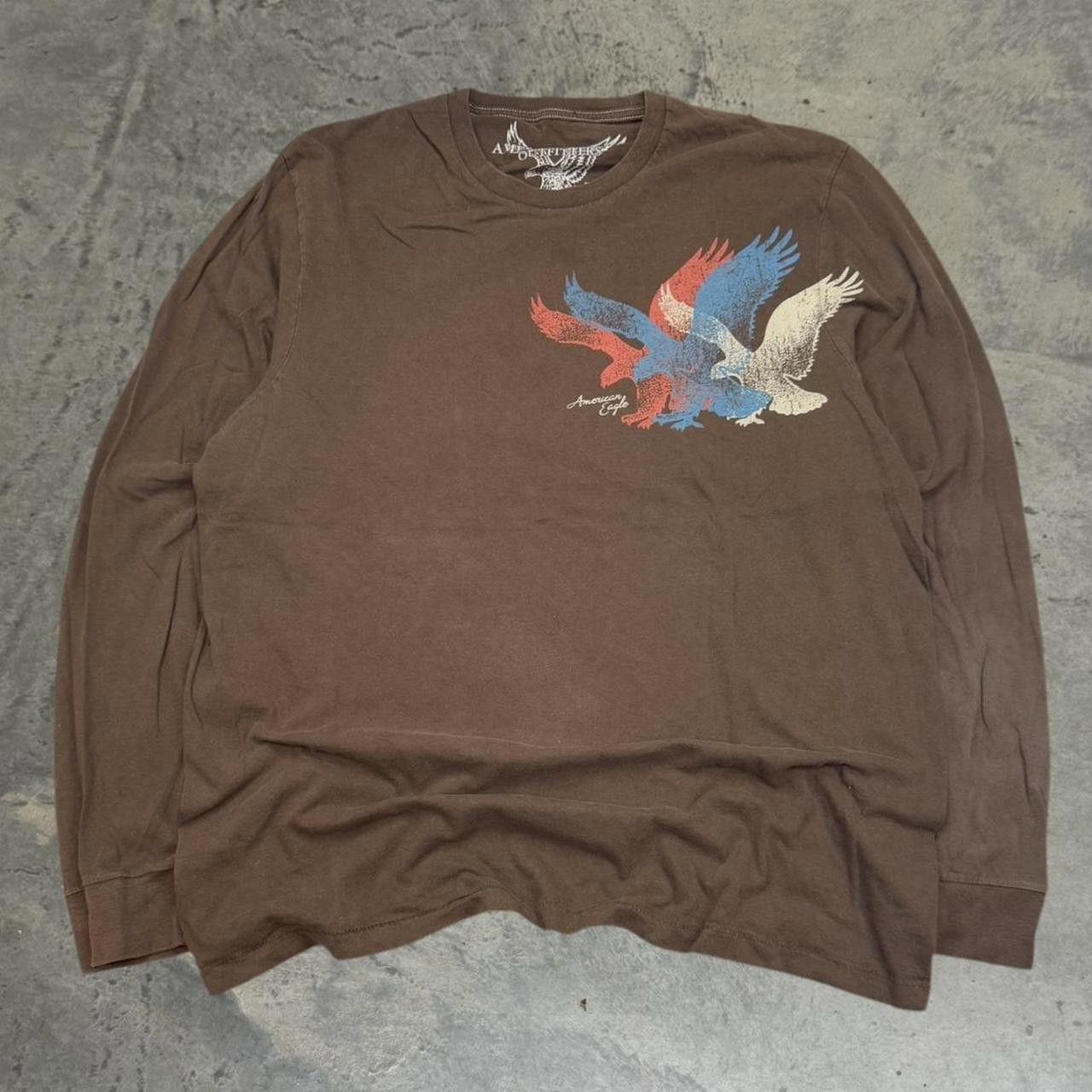 American Eagle Outfitters × Vintage Vintage Y2K American Eagle Long Sleeve T-Shirt Size US XL / EU 56 / 4 - 1 Thumbnail