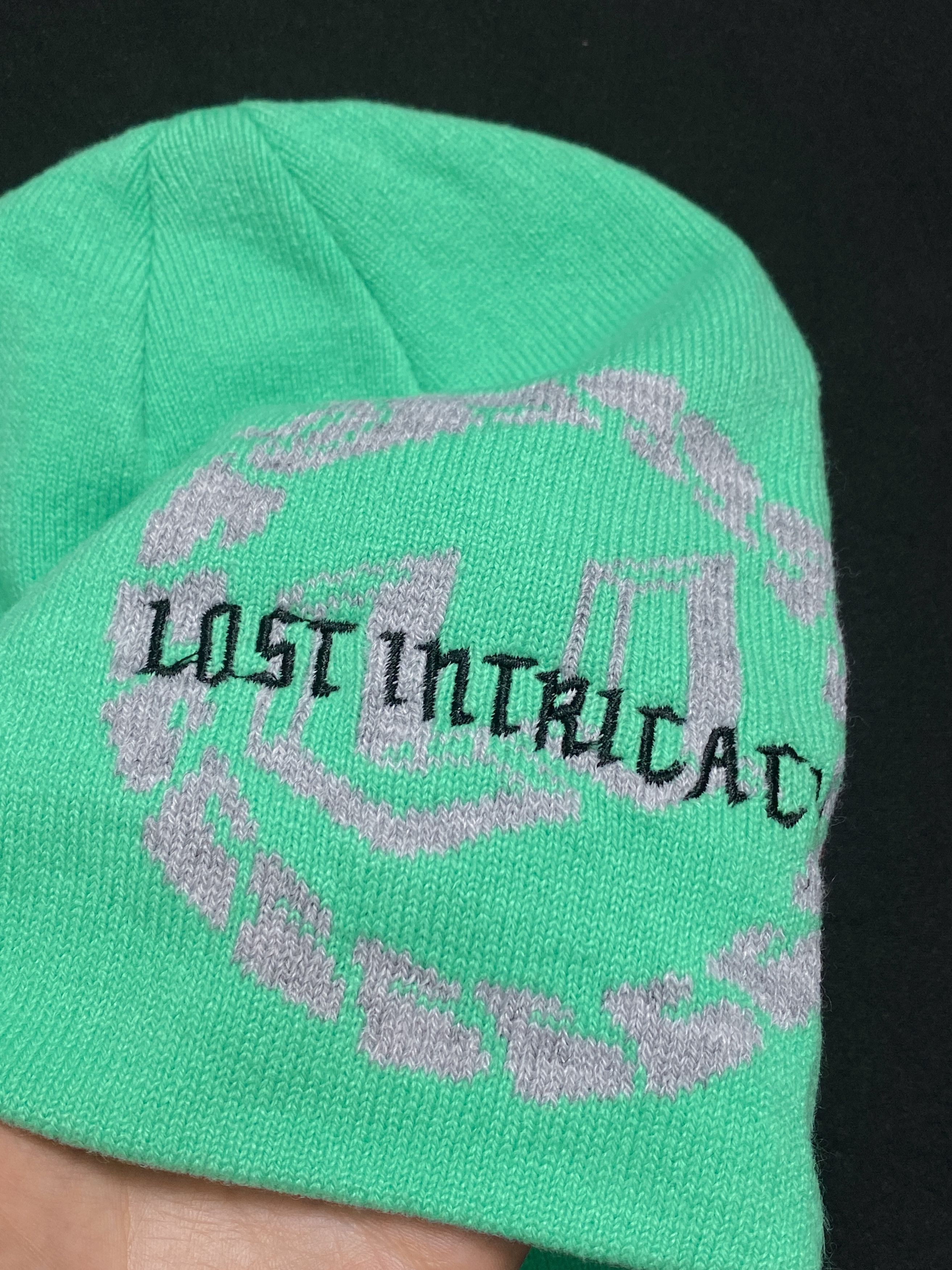 Japanese Brand Rare Lost Intricacy Full Circle Snake Knit Purple Beanie OS Size ONE SIZE - 4 Thumbnail