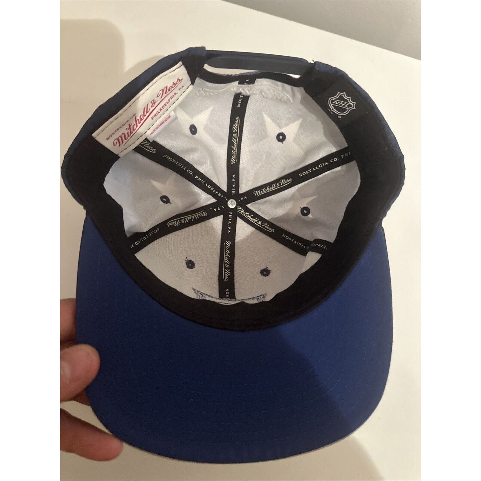 New Era Mitchell & Ness NHL New York Rangers Snapback Hat Classic Size ONE SIZE - 6 Thumbnail