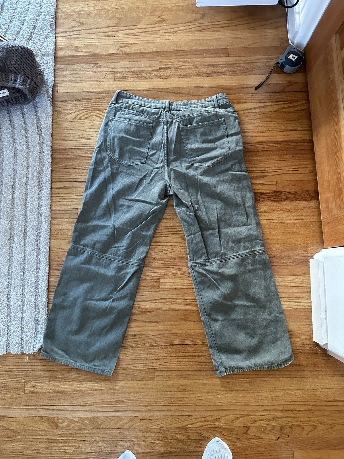 Other Green Baggy Carpenter Cargo Pants Size US 34 / EU 50 - 2 Thumbnail