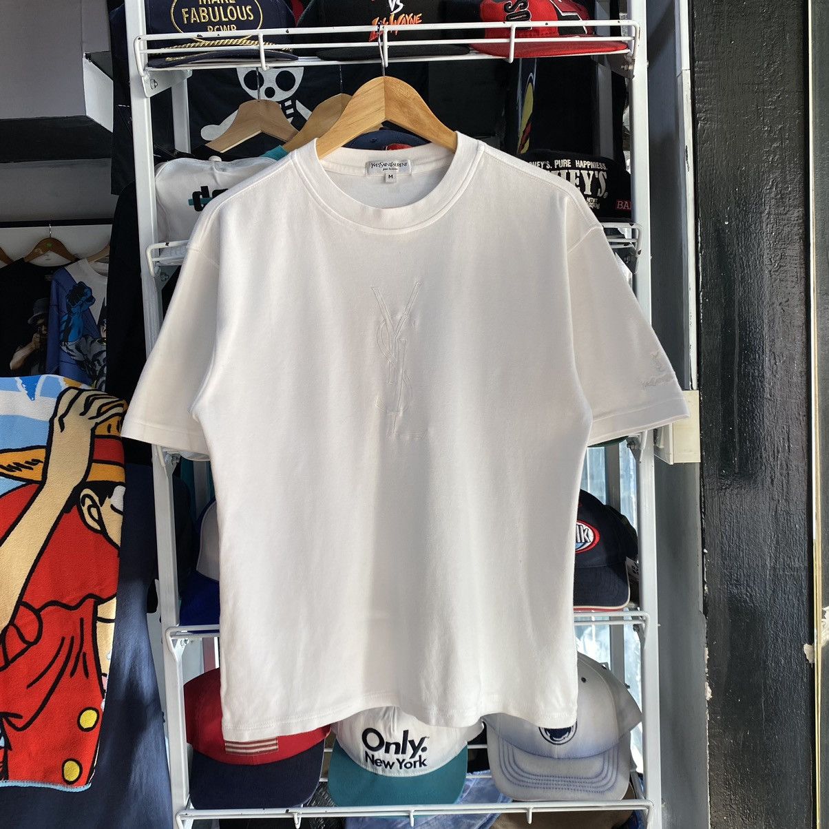 Yves Saint Laurent Yves Saint Laurent Big Logo Embroidery Size Medium Size US M / EU 48-50 / 2 - 1 Thumbnail