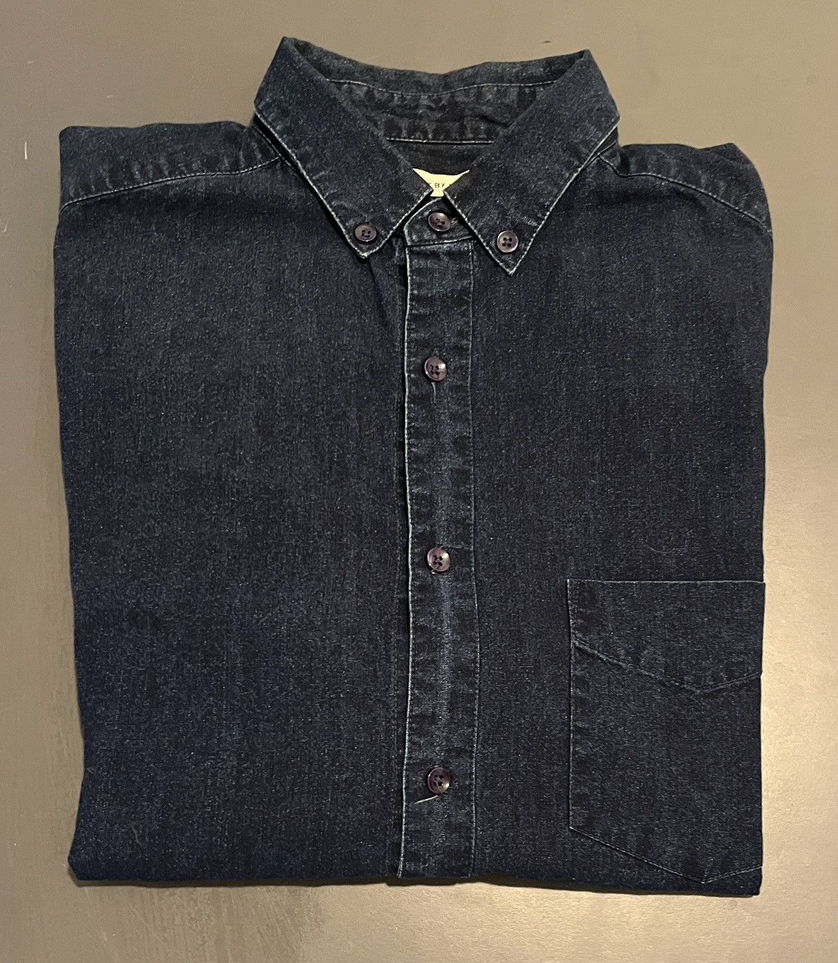 Shades Of Grey Demin style Men’s Indigo Oxford Shirt Medium Size US M / EU 48-50 / 2 - 1 Thumbnail