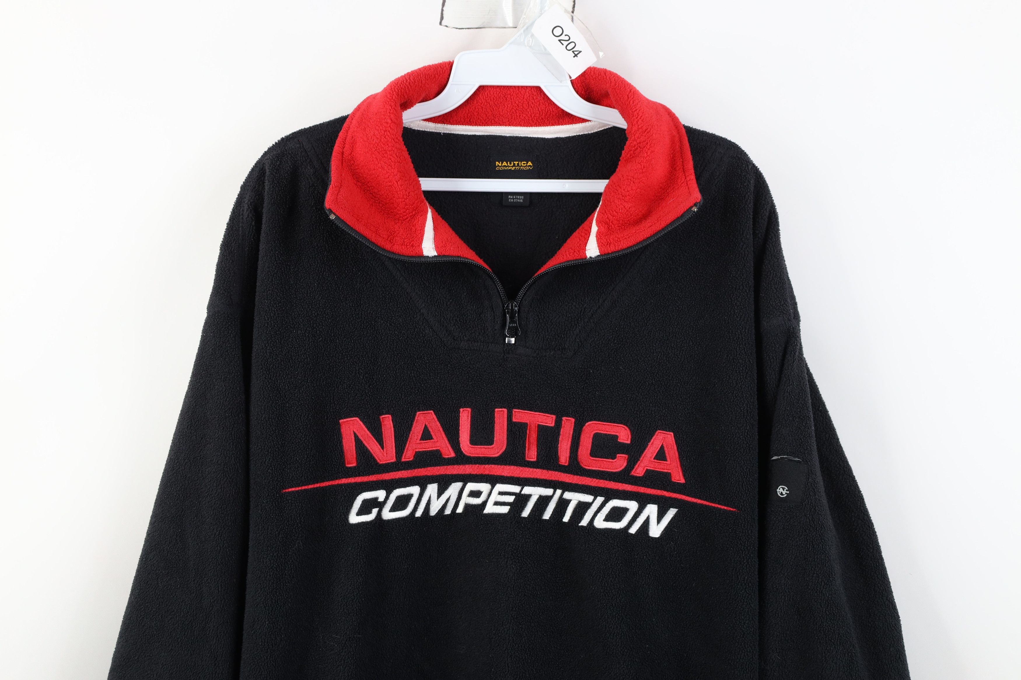 Nautica Vintage 90s Nautica Competition Half Zip Pullover Sweater Size US XL / EU 56 / 4 - 2 Thumbnail