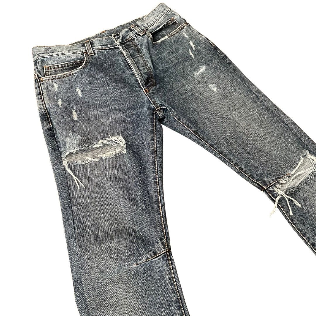 Balmain Balmain Decarnin SS/11 Pinch Knee Jeans Size US 29 - 3 Thumbnail
