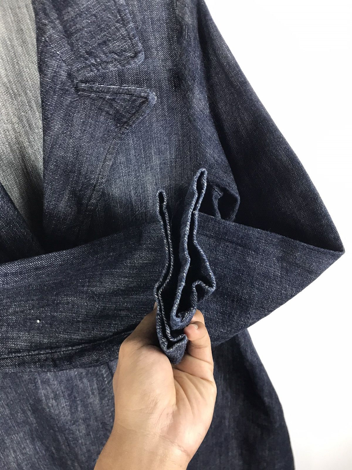 14th Addiction × Japanese Brand 🔥IN Jeans Denim Button Long Coat Size M / US 6-8 / IT 42-44 - 11 Thumbnail