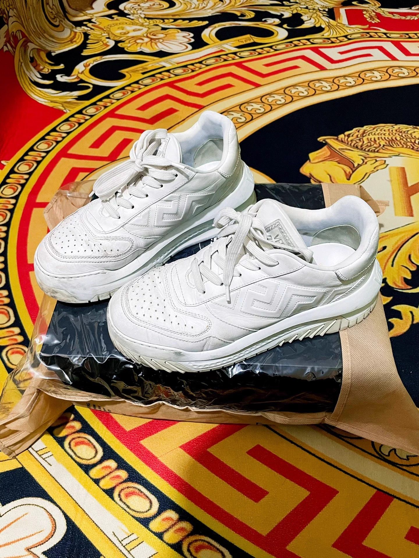 Versace VERSACE Medusa Rope Running Sneakers EUR 42 Size US 9 / EU 42 - 1 Thumbnail