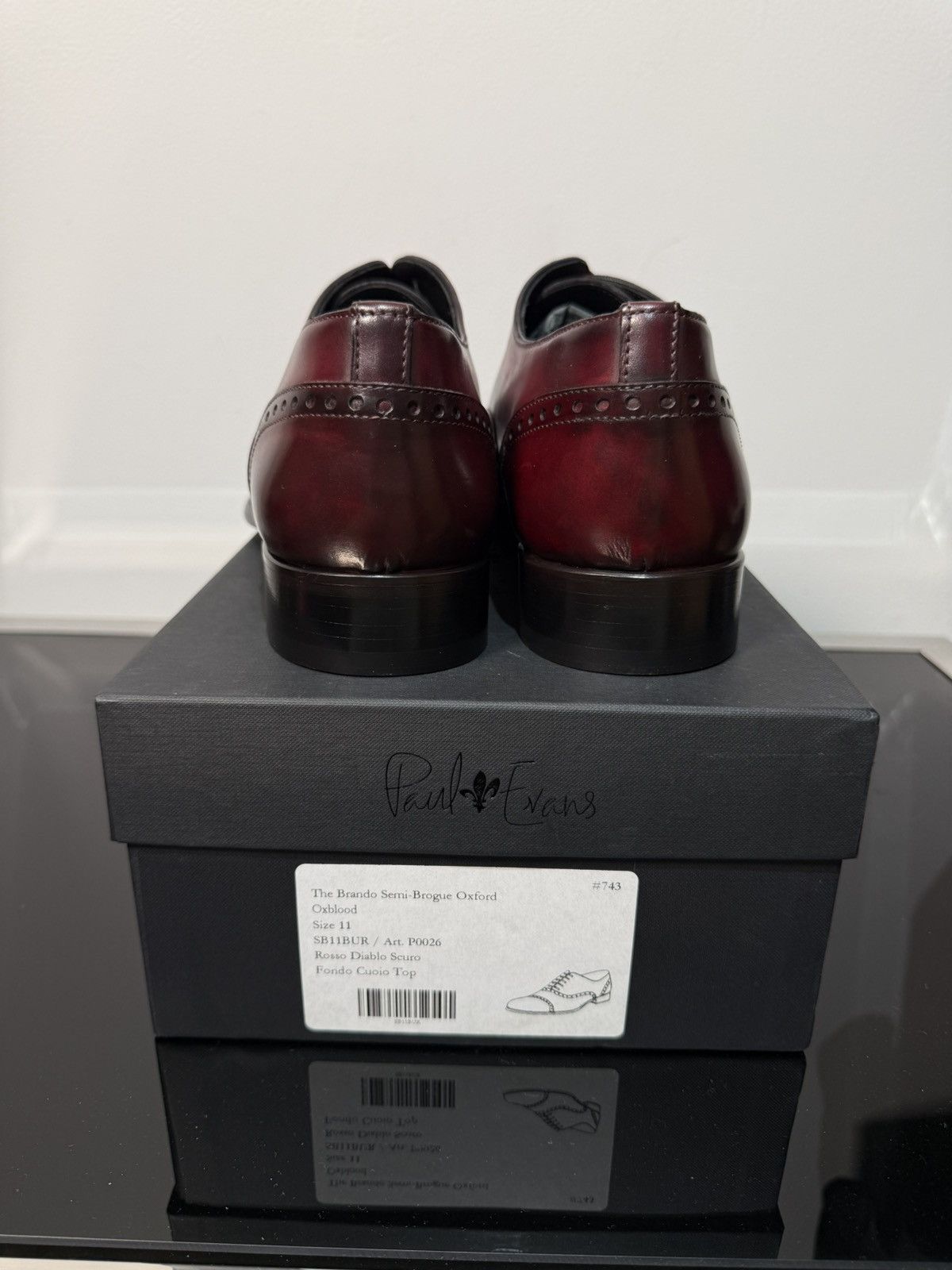 Paul Evans Paul Evans | Brando Semi-Brogue Oxford Size US 11 / EU 44 - 4 Thumbnail