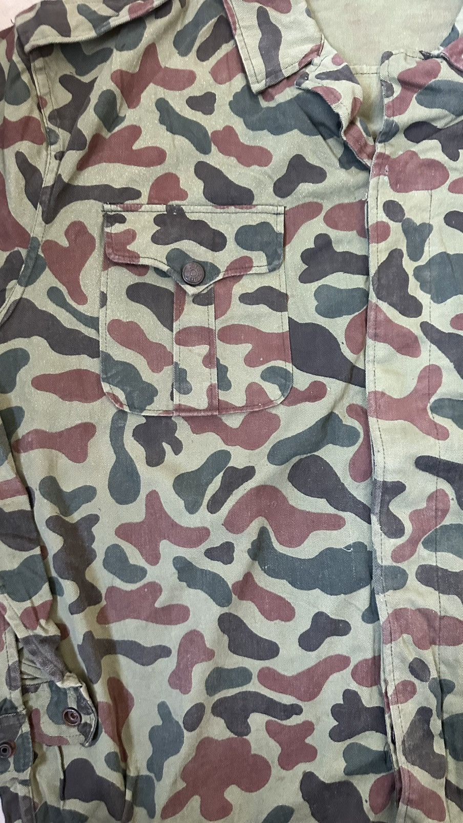 Vintage VINTAGE DUCK CAMO MILITARY JACKET Size US L / EU 52-54 / 3 - 2 Thumbnail