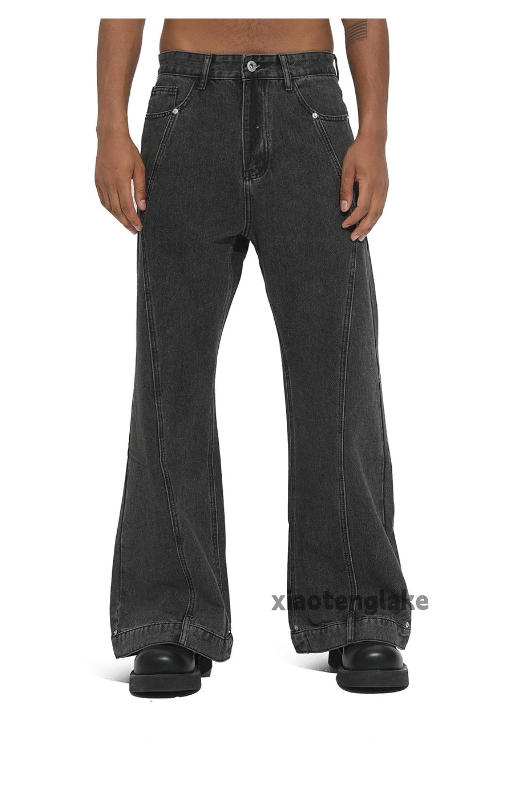 Jean zx vintage washed faded punk grunge hiphop jeans Size US 32 / EU 48 - 11 Thumbnail