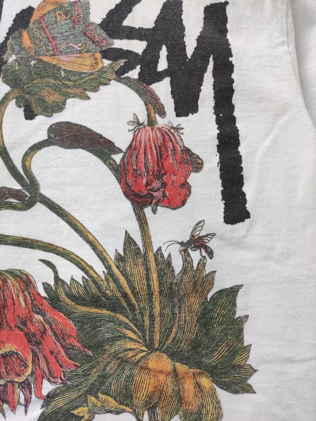 Rap Tees Rare! Stussy " Withered Flower " T-Shirt Size US M / EU 48-50 / 2 - 11 Thumbnail
