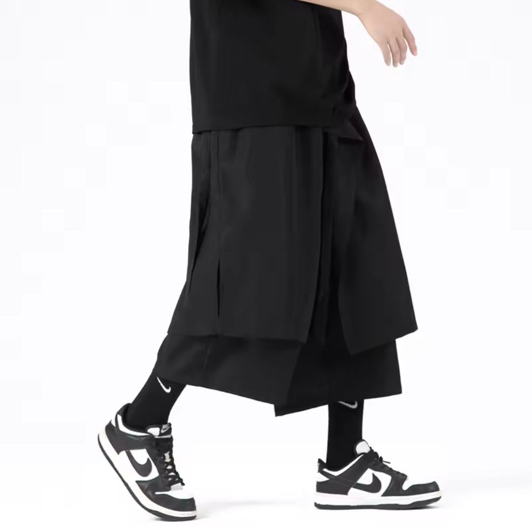 Designer × Japanese Brand Japanese style loose cropped trousers Size US 30 / EU 46 - 3 Thumbnail