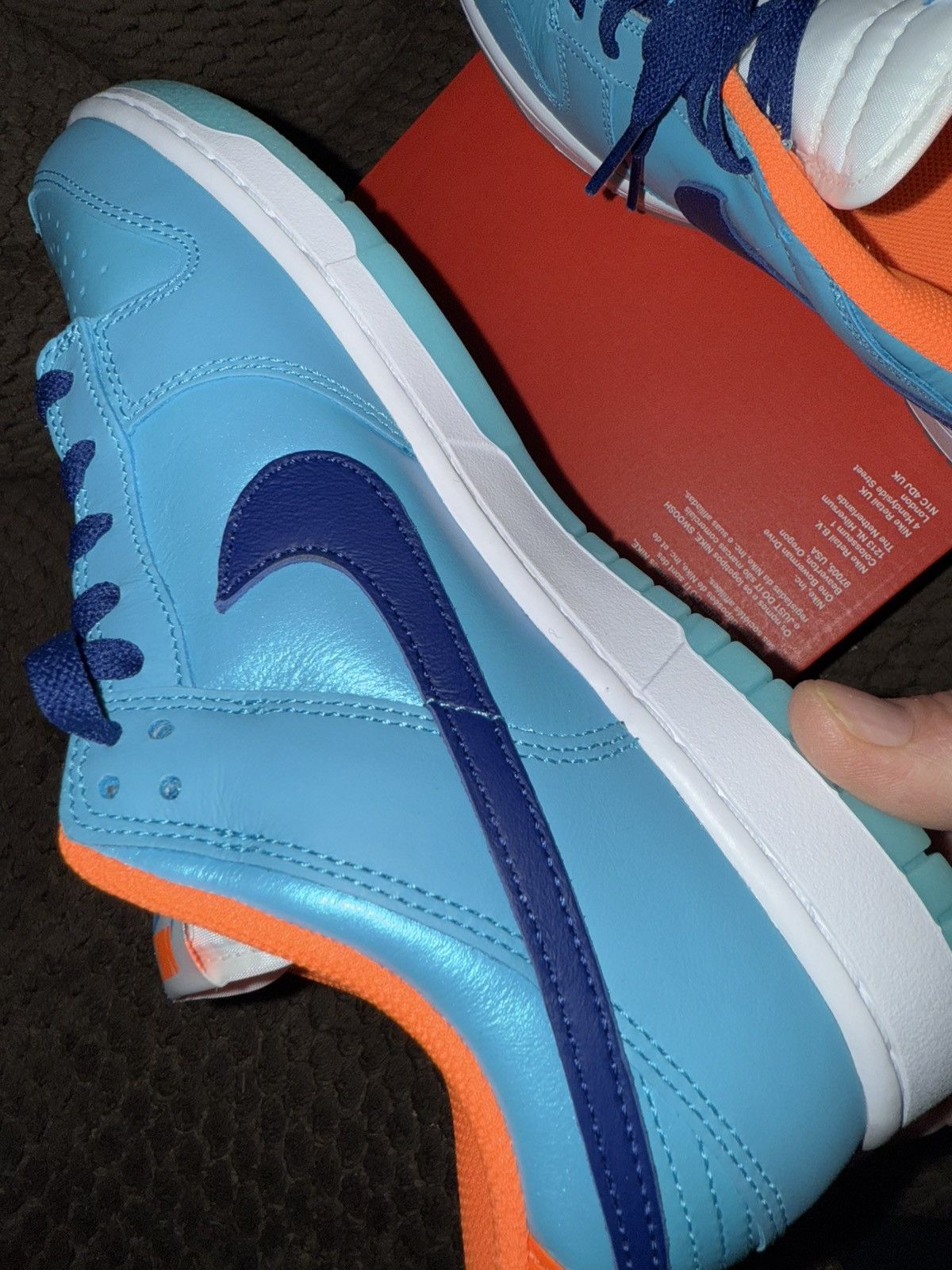 Nike Nike Dunk Low SE “Baltic Blue/Total Orange” NEW! box-no lid Size US 9.5 / EU 42-43 - 13 Thumbnail
