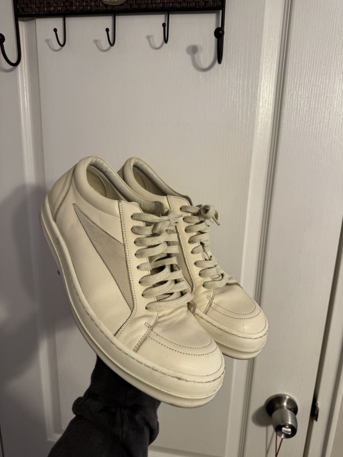Rick Owens Rick Owens Vintage Leather Milk Vans Size US 10 / EU 43 - 1 Thumbnail