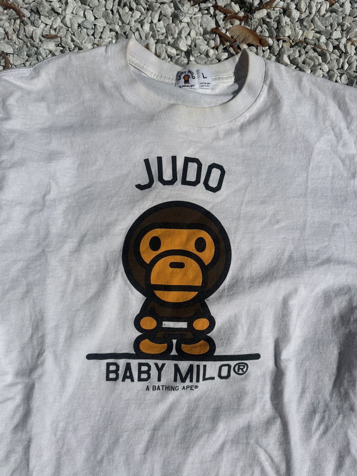 Bape × Vintage Judo Baby Milo Bape Tee Size US L / EU 52-54 / 3 - 1 Thumbnail