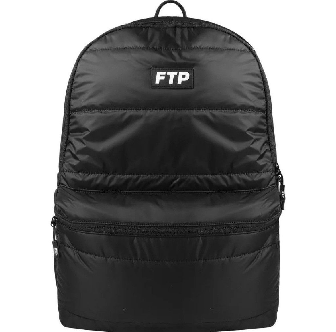 Fuck The Population FTP Logo Puffer Black Backpack - 14” x 16” - NEW Size ONE SIZE - 1 Thumbnail