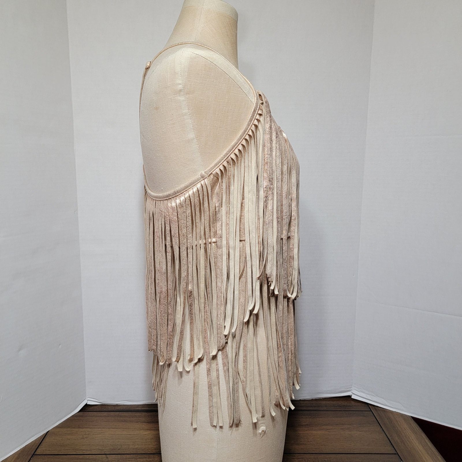 Other Shyanne Women's Cropped Fringe Tank Top - Size Small Size S / US 4 / IT 40 - 8 Thumbnail