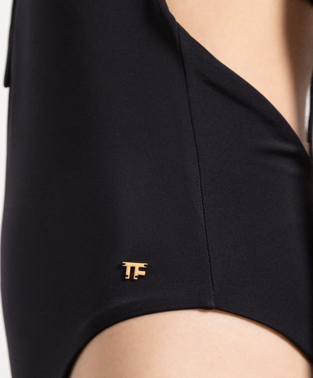 Tom Ford o1w1db10225 SWJ016 Swimsuit in Black Size L / US 10 / IT 46 - 5 Thumbnail
