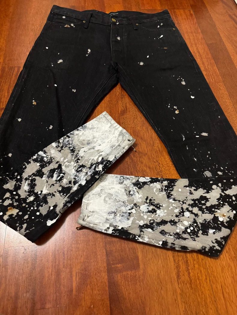 Fear of God Fear of God Splashed black jeans Size US 33 - 4 Thumbnail