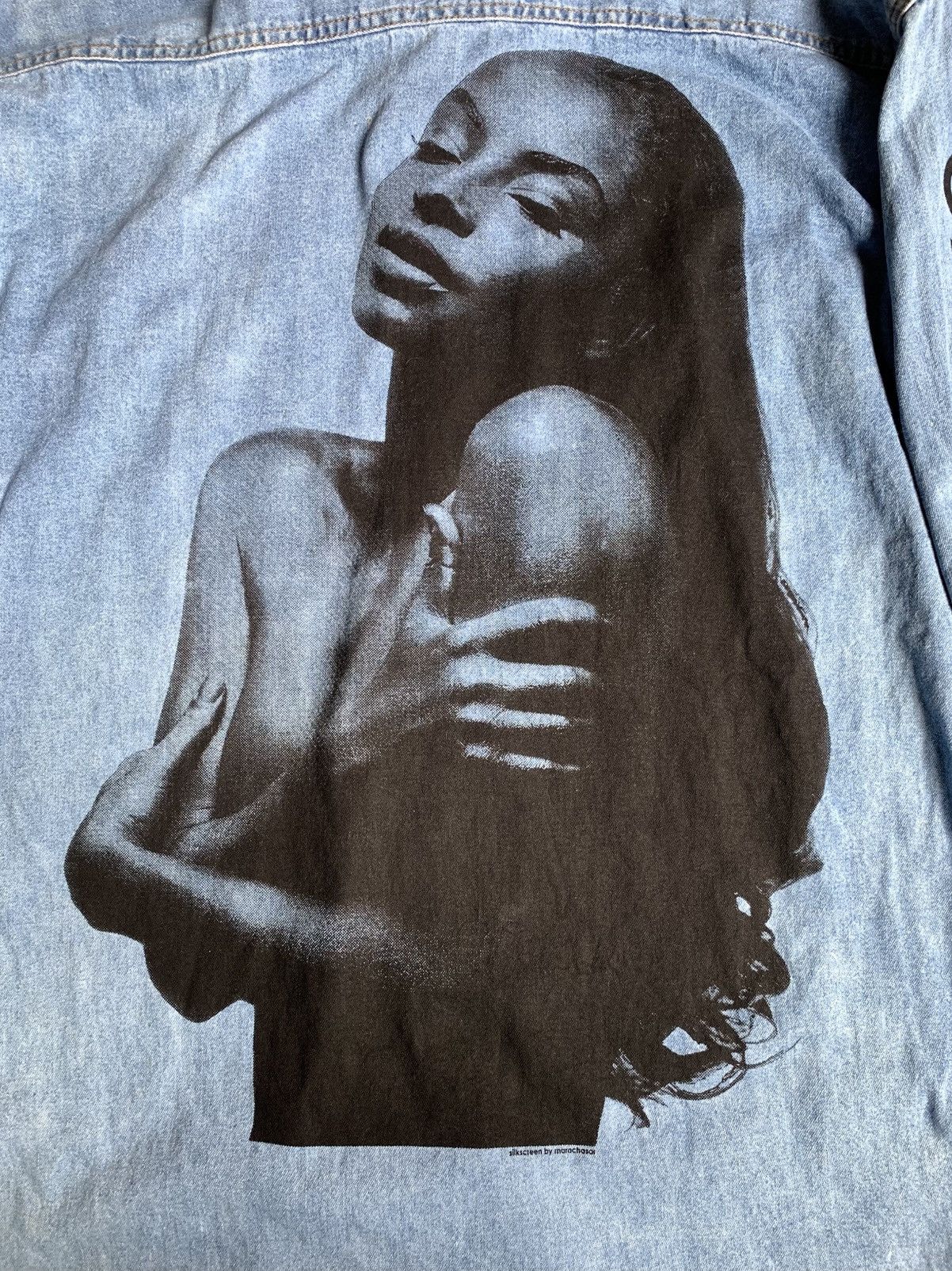 Armani Sade “Love Deluxe” Silkscreen Print On Armani Jeans Shirts Size US XL / EU 56 / 4 - 4 Thumbnail