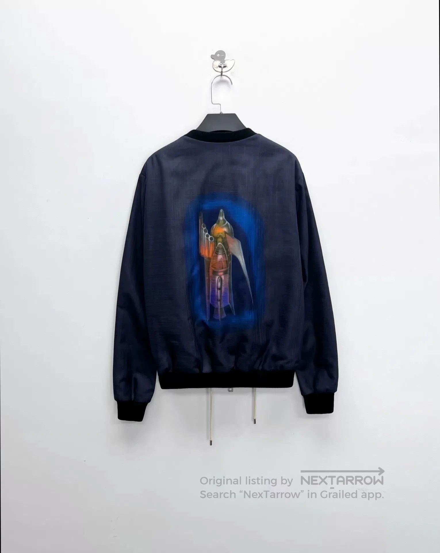 Loewe Loewe Satin Silk Bomber Jacket with Logo. Size US L / EU 52-54 / 3 - 2 Thumbnail
