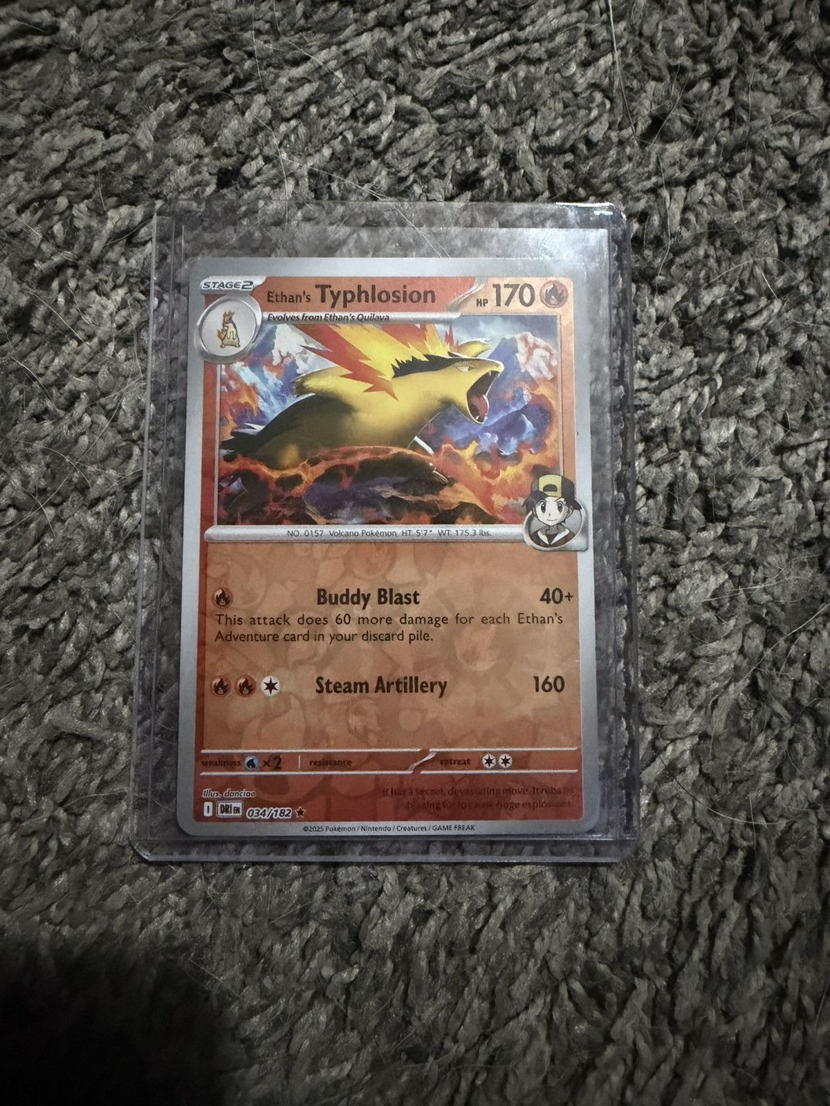 Pokemon 2025 Pokémon Ethan’s Typhlosion Card Size ONE SIZE - 1 Thumbnail
