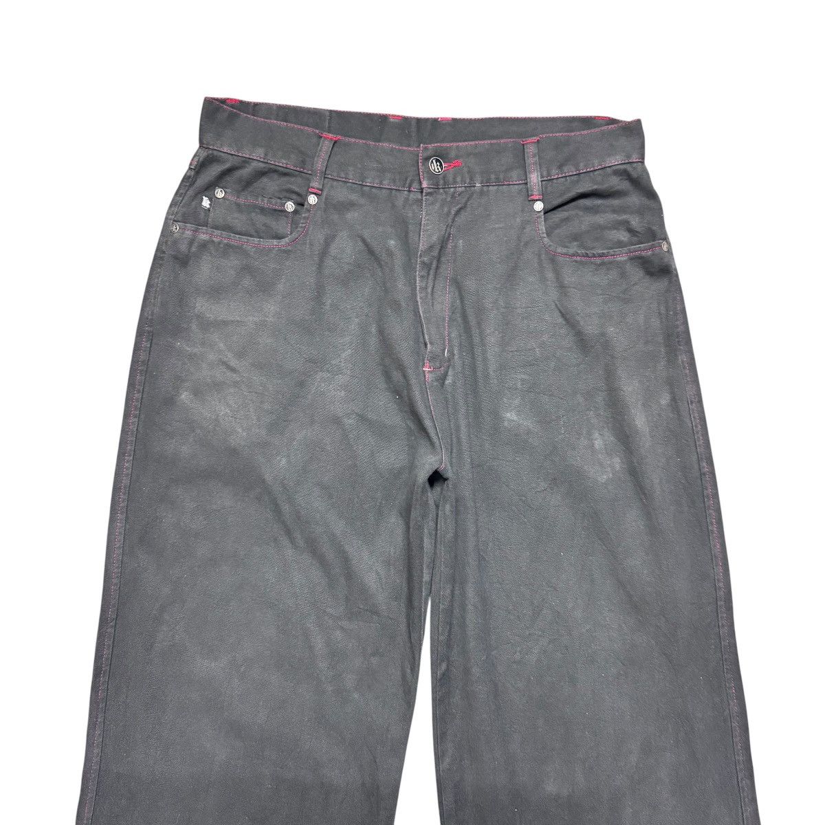 JNCO Vintage Kikwear Denim Wide Leg Baggy Jeans Size US 36 / EU 52 - 3 Thumbnail
