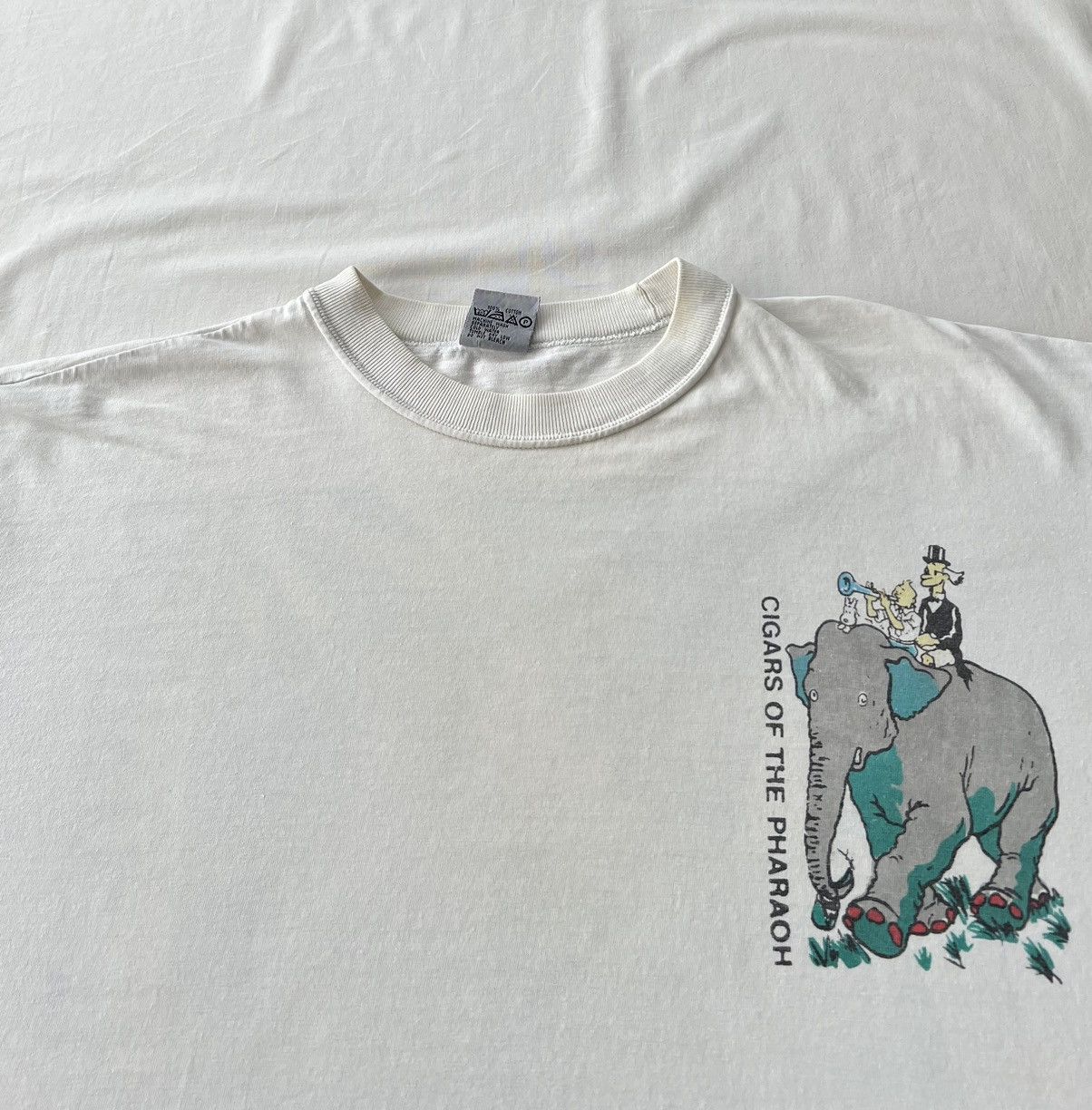 Cartoon Network Vintage 90s TinTin Gigars of the Pharaoh White T-shirt Size US L / EU 52-54 / 3 - 3 Thumbnail