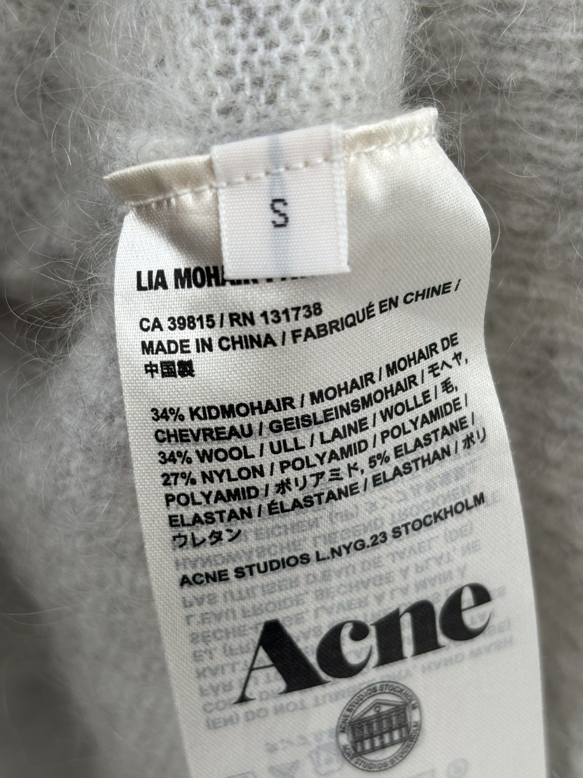 Acne Studios Acne Studios Lia Mohair Grunge Knit Size S / US 4 / IT 40 - 4 Thumbnail