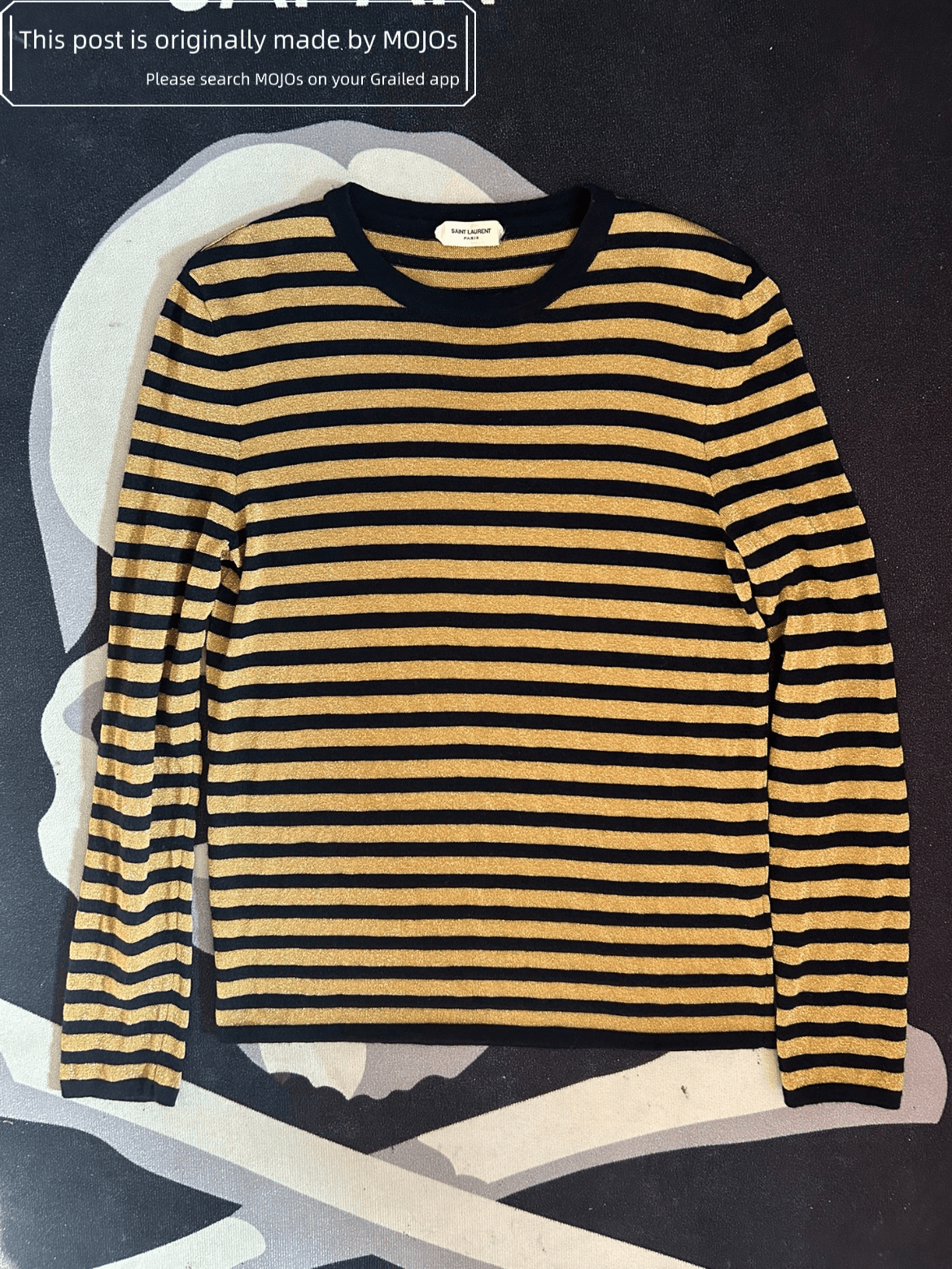 Saint Laurent Paris Stripes Knitwear (Mojos9131124)