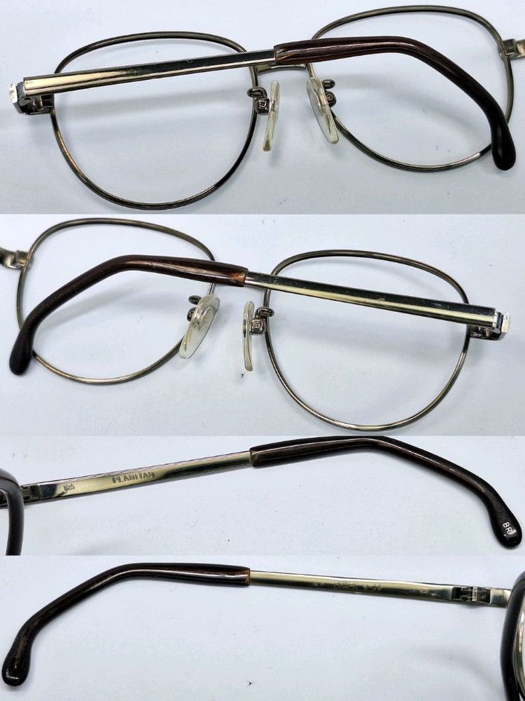MASUNAGA RARE Masunaga KOOKI J-05 Planitan Titanium Glasses Frame Size ONE SIZE - 8 Thumbnail