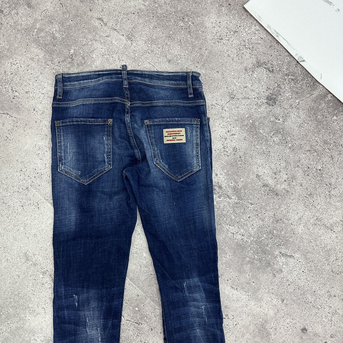 Dsquared2 Dsquared2 skinny Italy Patchwork distressed jeans y2k hype Size US 30 / EU 46 - 4 Thumbnail
