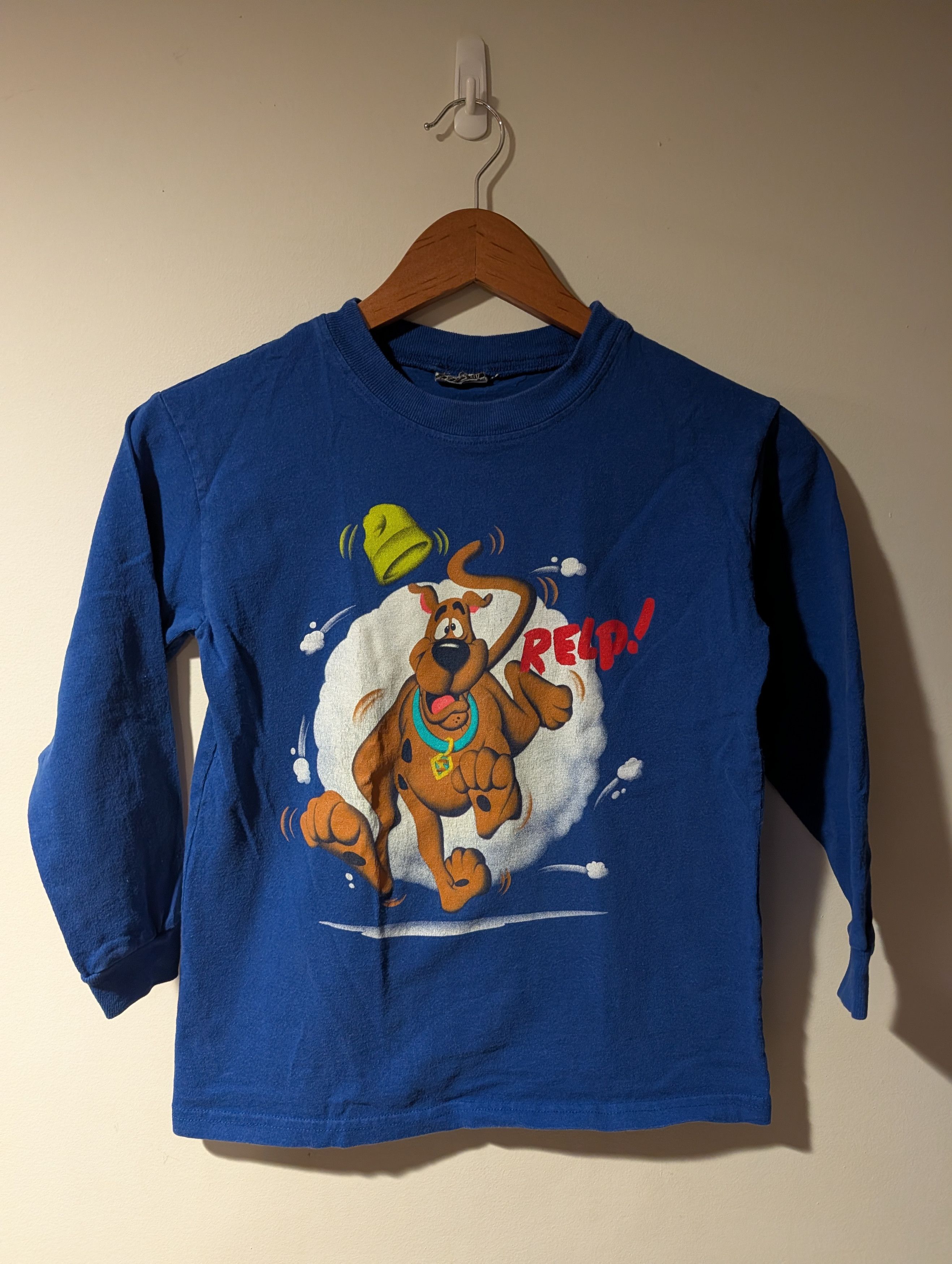 Cartoon Network Vintage Scooby-Doo Relp! Long Sleeve T-Shirt Youth Large Size US L / EU 52-54 / 3 - 1 Thumbnail