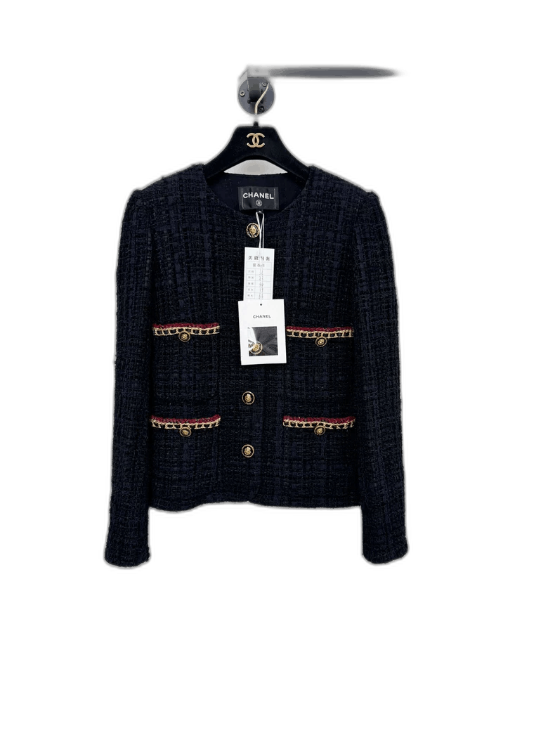 Chanel Chanel New Woven Jacket with Tags Size S / US 4 / IT 40 - 1 Thumbnail