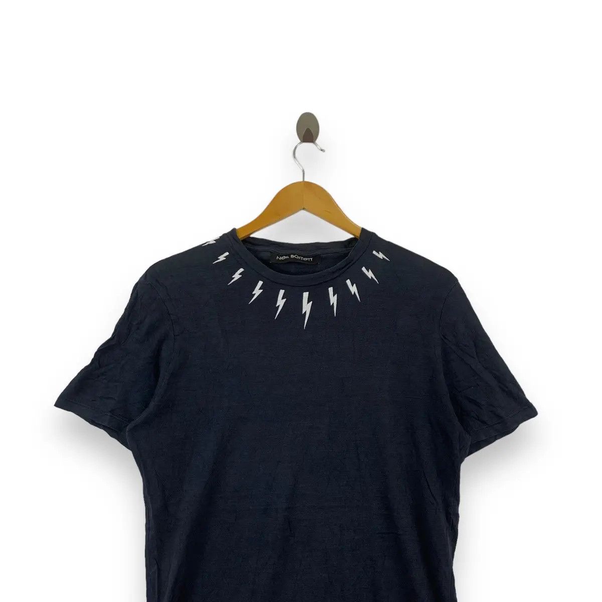 Neil Barrett NEIL BARRETT Thunderbolt Fragment Design Thunder Tee Shirt Size US S / EU 44-46 / 1 - 2 Thumbnail