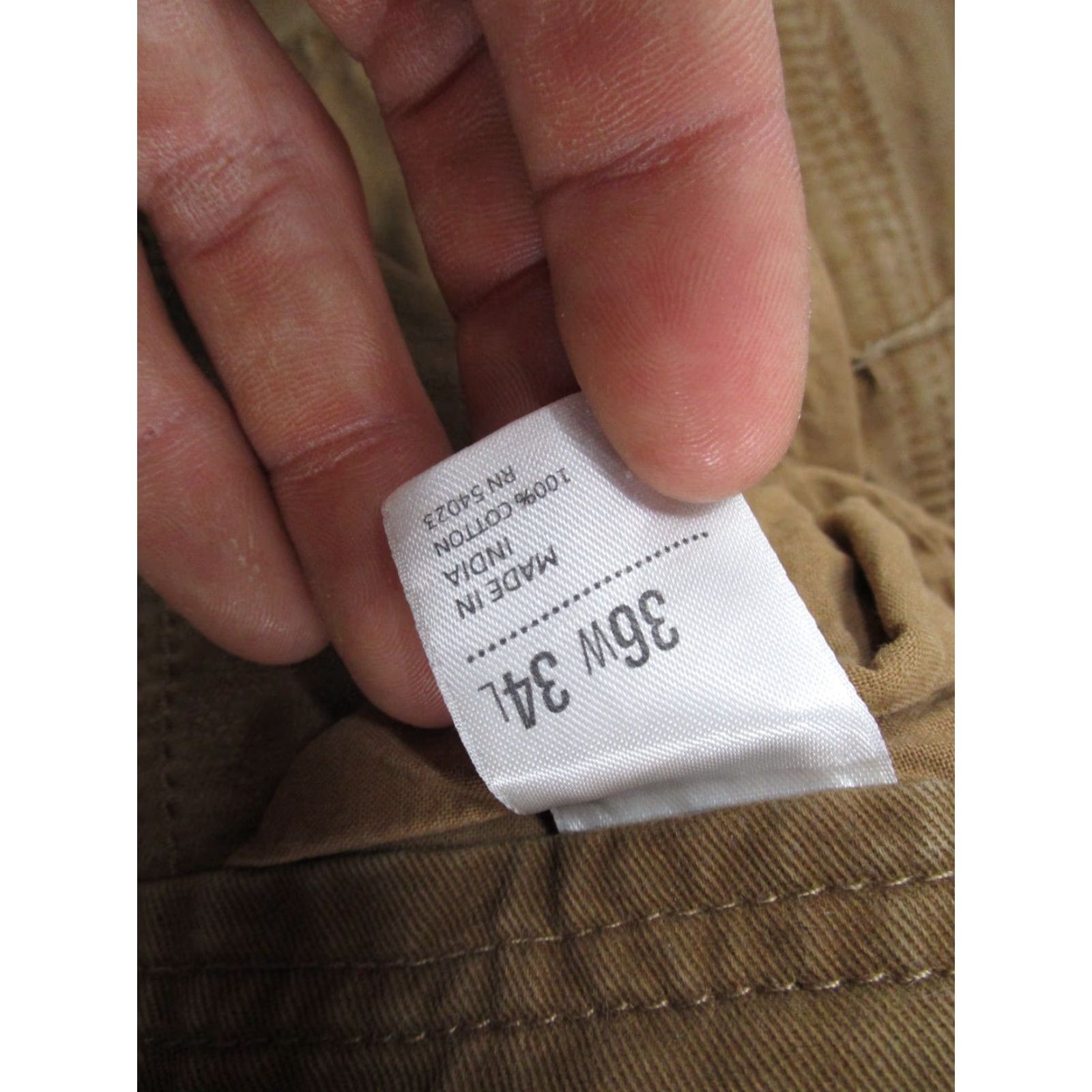 Old Navy Old Navy Y2K Loose Brown Cargo Pants 36x34 Utility Workwear Skater Grunge Size US 36 / EU 52 - 6 Thumbnail