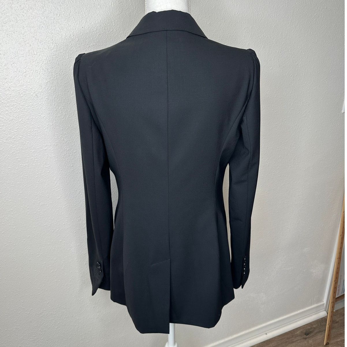Burberry Burberry London Black 2-Button Wool Blazer Plaid Lined 8 Size M / US 6-8 / IT 42-44 - 8 Thumbnail