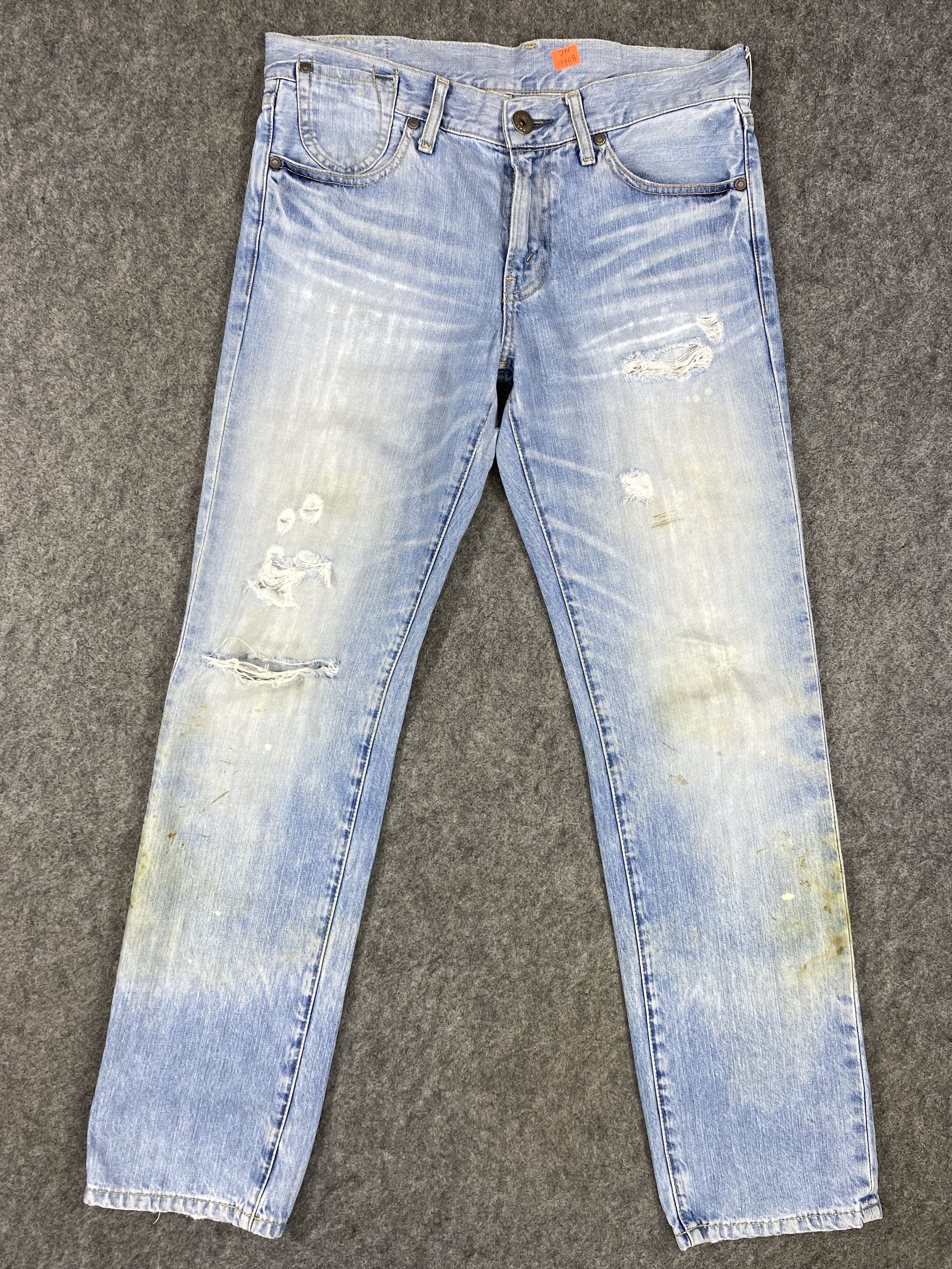 image of Distressed Denim x Levis Light Blue Wash Vintage Levi's 502 33X31.5 Denim -Jn1468, Men's