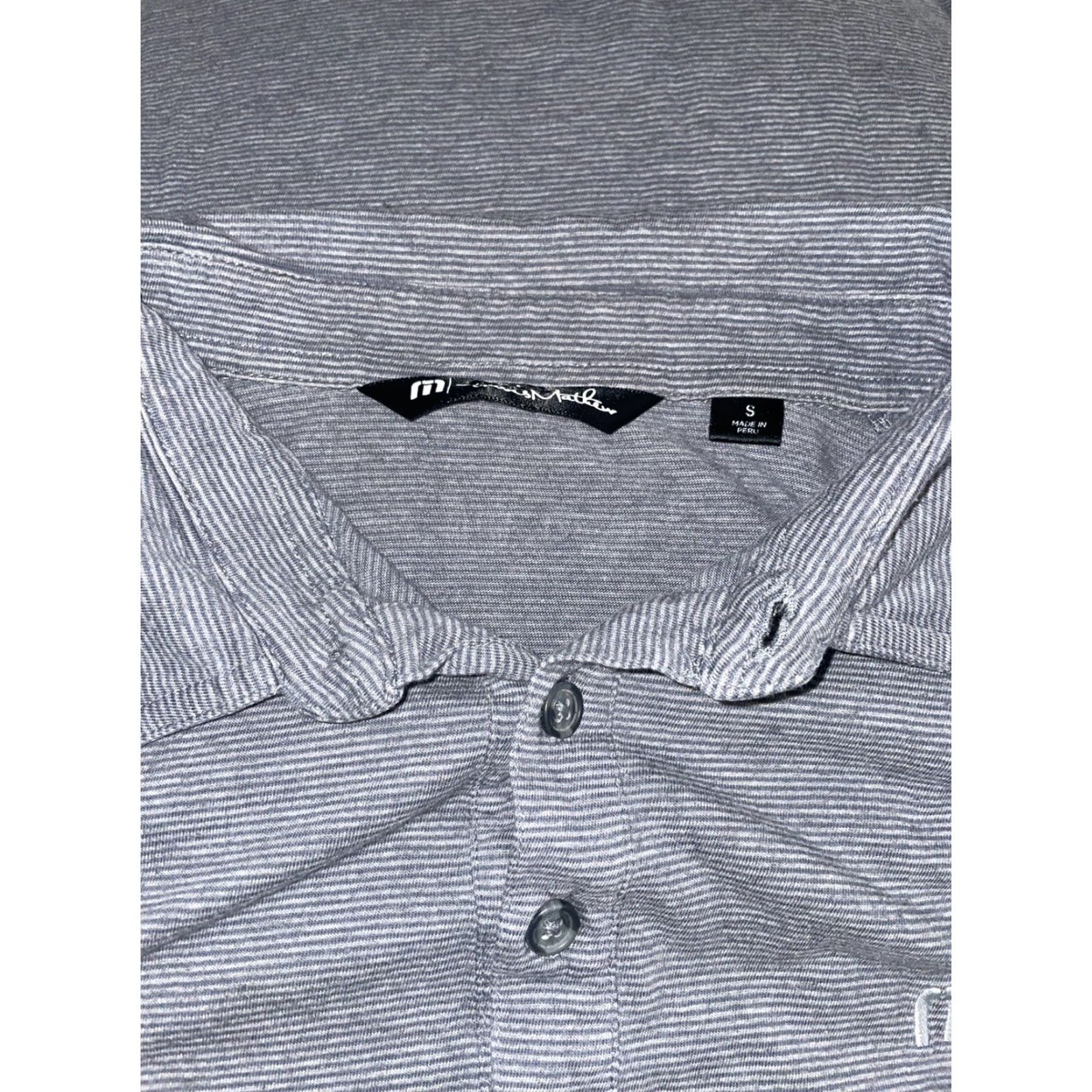 TravisMathew Travis Mathew Grey Golf Polo Mens S Size US S / EU 44-46 / 1 - 5 Thumbnail