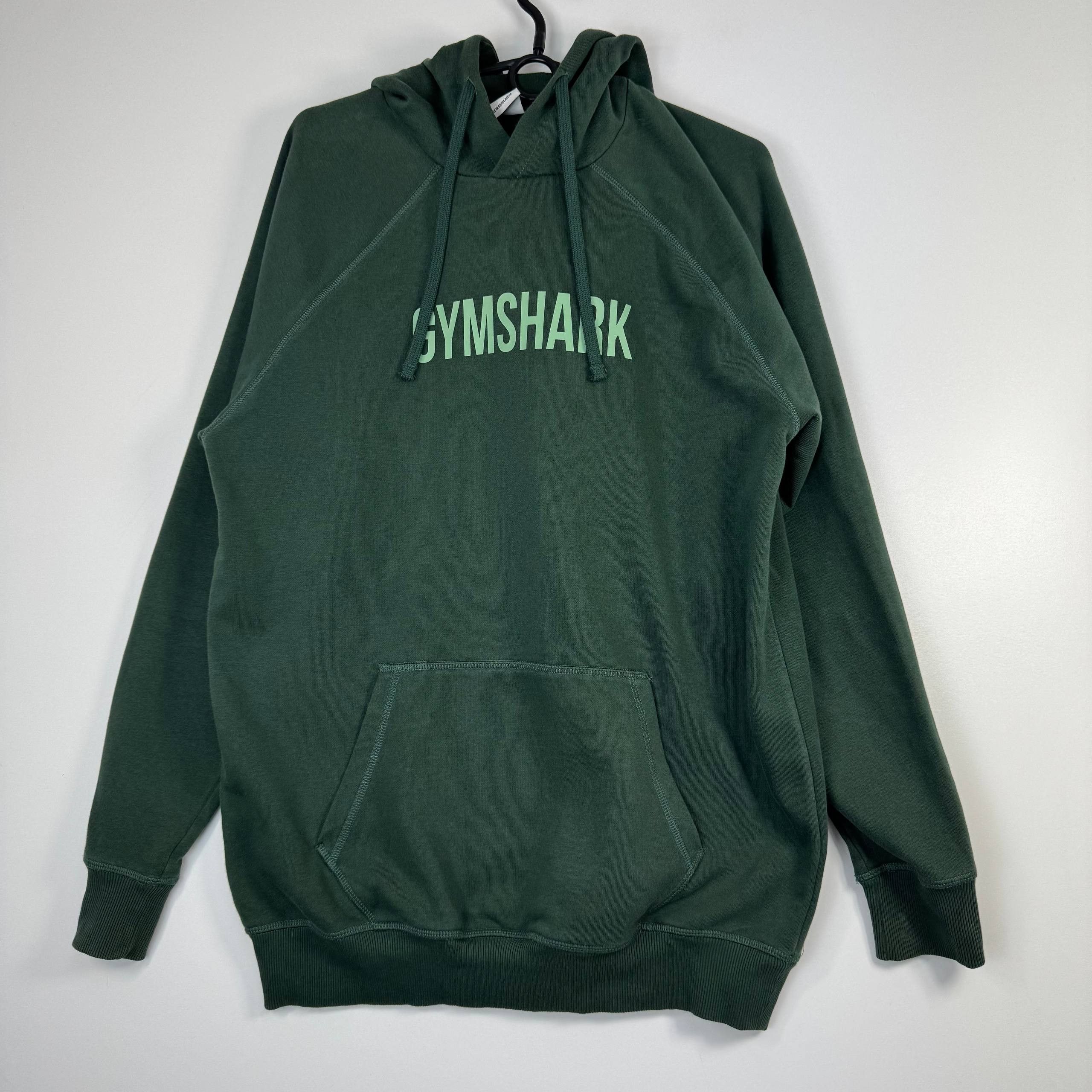 Gymshark Gymshark Logo Pullover Hoodie Green Mens Size S Size US S / EU 44-46 / 1 - 1 Thumbnail
