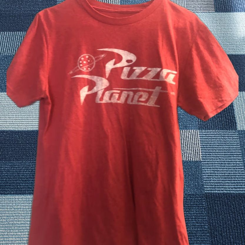 Disney Disney Shirt Adult M Red Buzz Woody Toy Story PIXAR Disney 90s Pizza Planet Graphic Tee Size US M / EU 48-50 / 2 - 1 Thumbnail