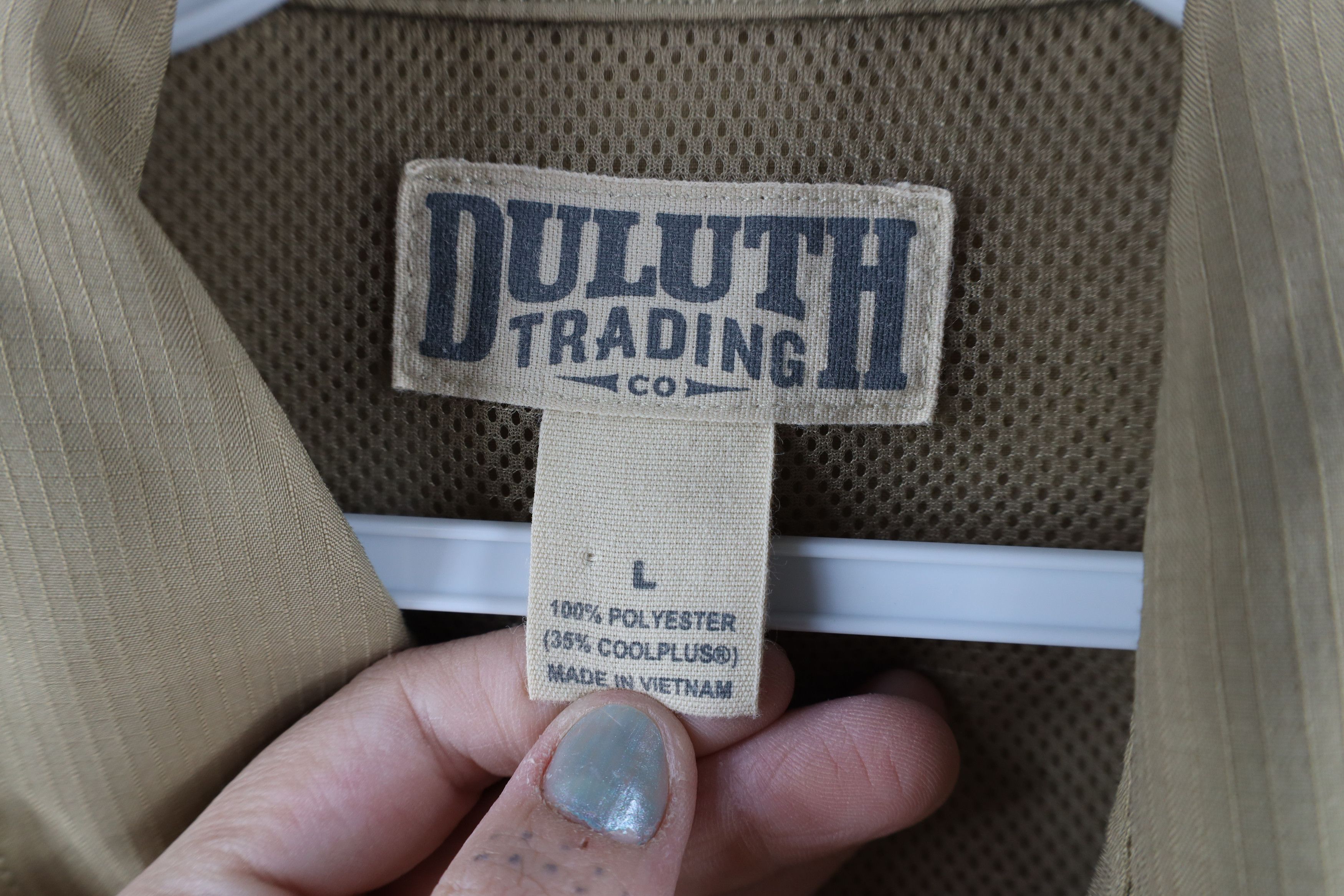 Duluth Trading Company × Vintage Duluth Trading Co Action Long Sleeve Button Down Shirt Beige Size US L / EU 52-54 / 3 - 7 Thumbnail