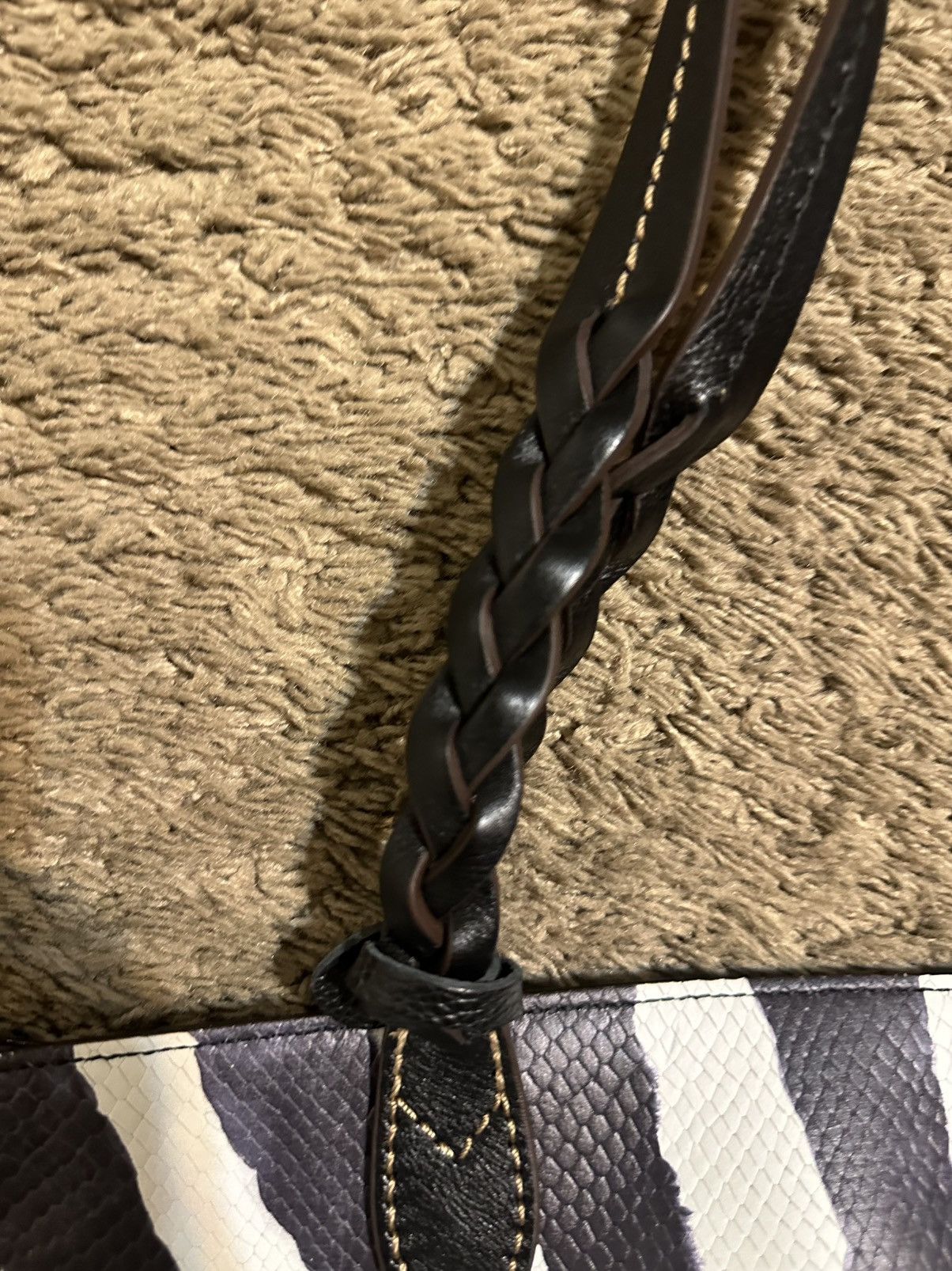 Brighton Vintage Brighton Africa stories “zebra print” purse Size ONE SIZE - 7 Thumbnail