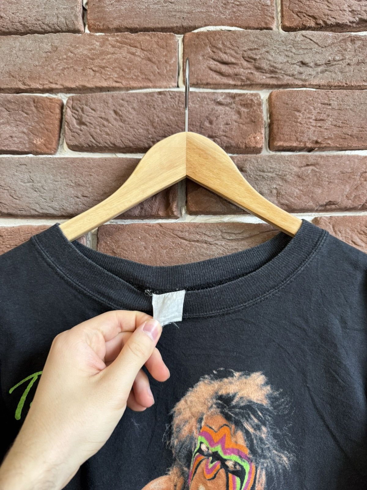 Vintage Vintage 90’s The Ultimate Warrior Rare Bootleg Tee WWE WWF Size US M / EU 48-50 / 2 - 3 Thumbnail