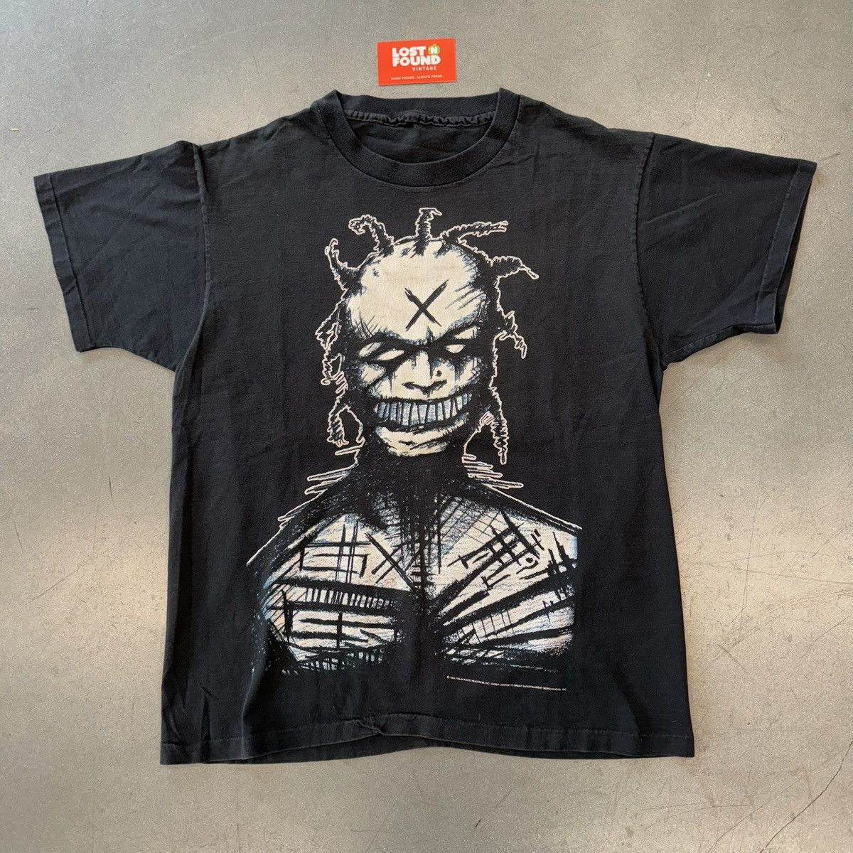 Vintage 1995 Vintage White Zombie Astro Freak Freakazoid Tee Size US XL / EU 56 / 4 - 1 Thumbnail